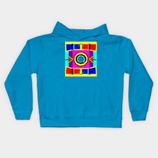 Spiral arrow and target Kids Hoodie